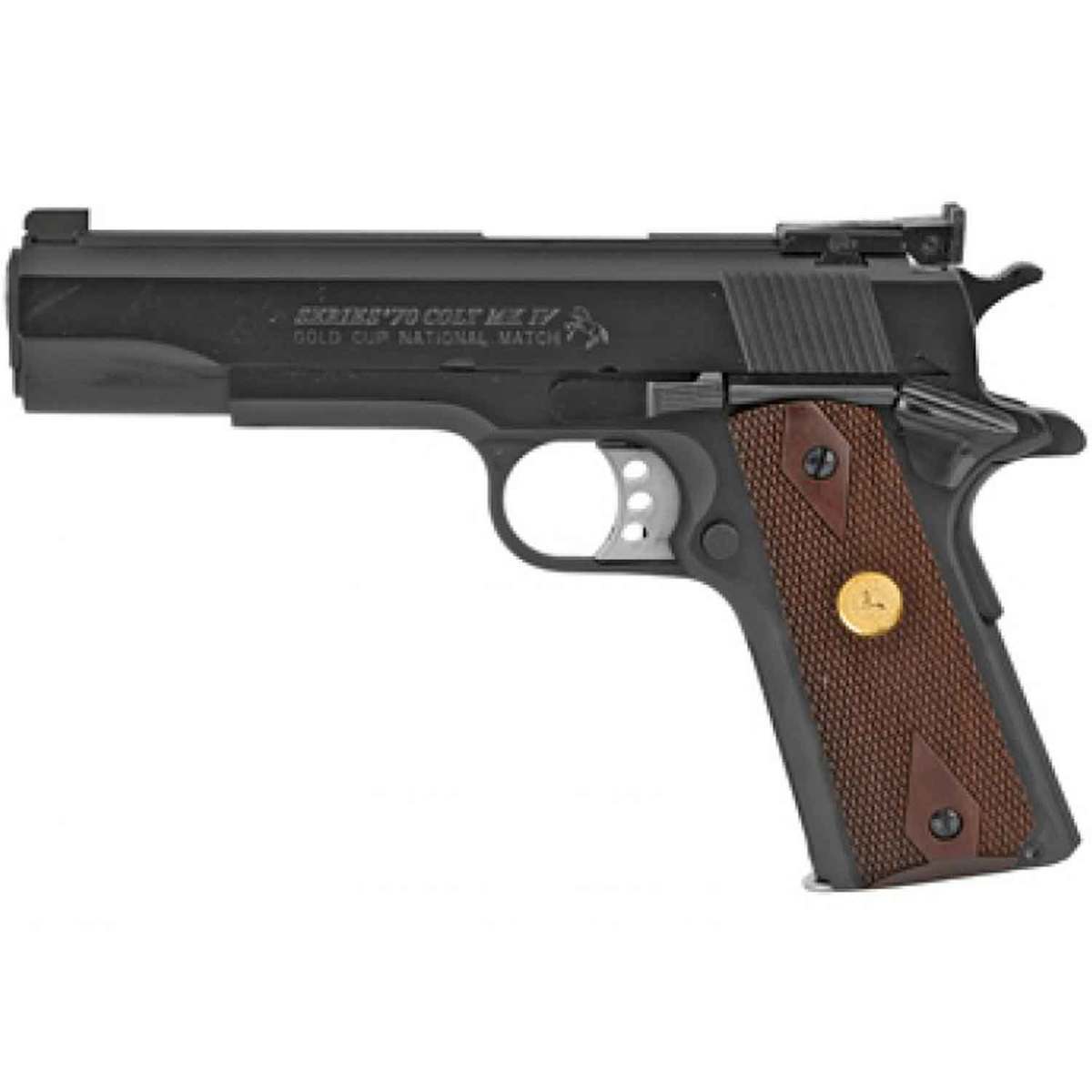 Colt Gold Cup National Match 38 Super Auto 5in Blue Pistol - 9+1 Rounds Colt Gold Cup National Match 38 Super Auto 5in Blue Pistol - 9+1 Rounds
