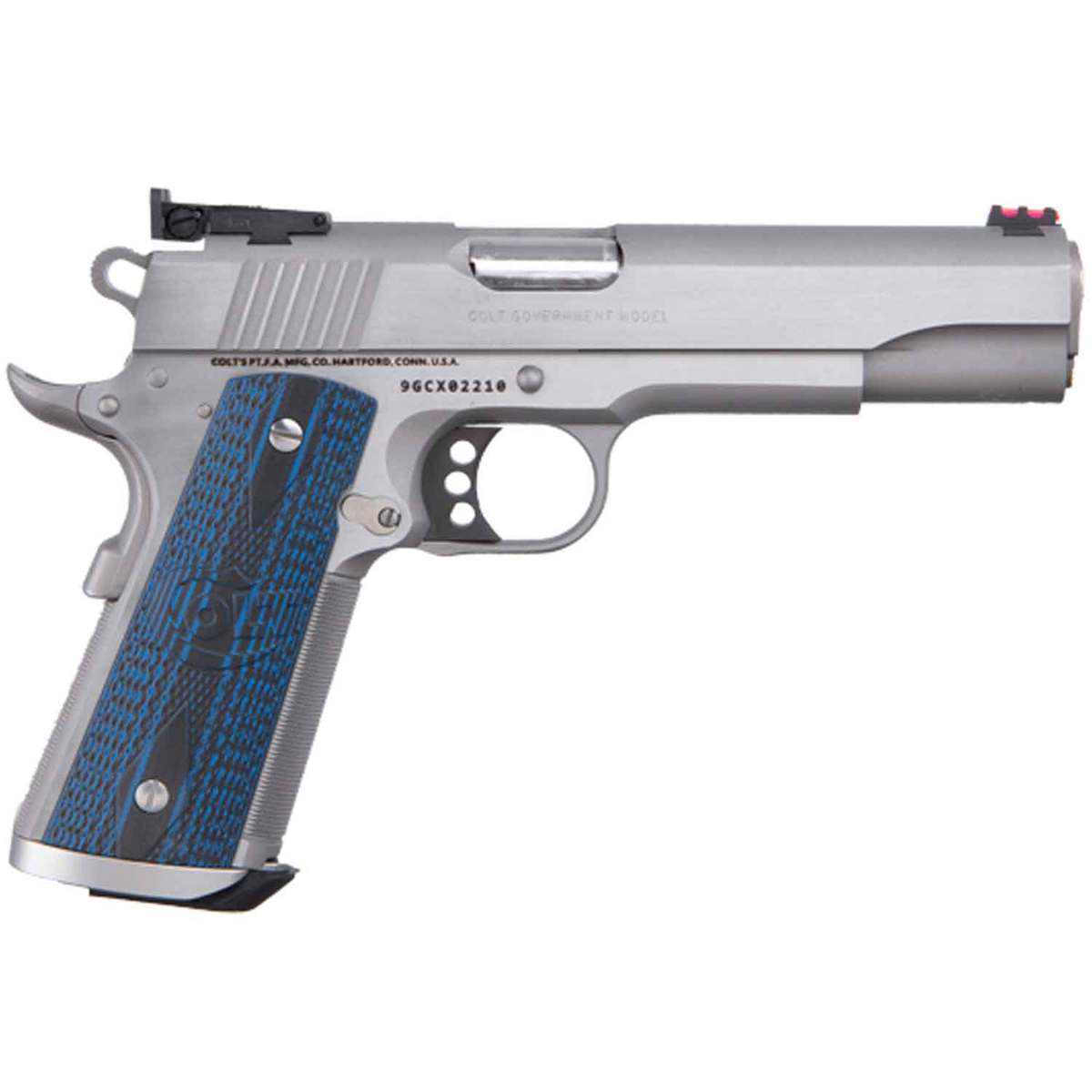 Colt Gold Cup Trophy 38 Super Auto 5in Stainless Pistol - 9+1
