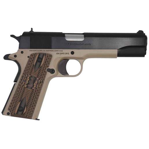 Colt Lightweight Commander 4.25in Army Green Anodized Pistol - 9+1 Rounds - Colt