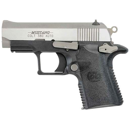 Colt Mustang 380 Auto (ACP) 2.75in Black & Brushed Stainless Pistol - 6+1 Rounds - Black image