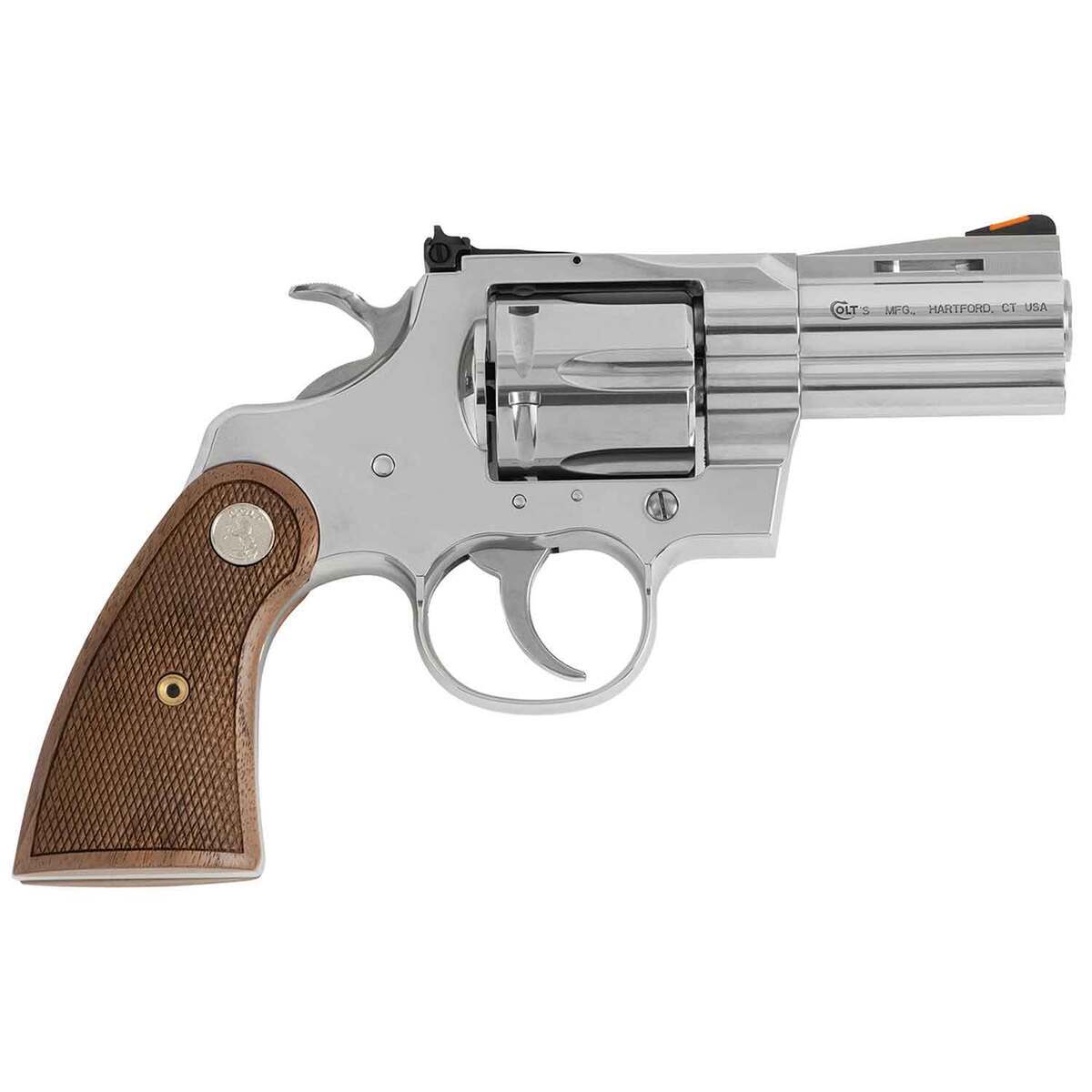Colt Python 357 Magnum 2.5in Stainless Steel Revolver - 6 Rounds ...