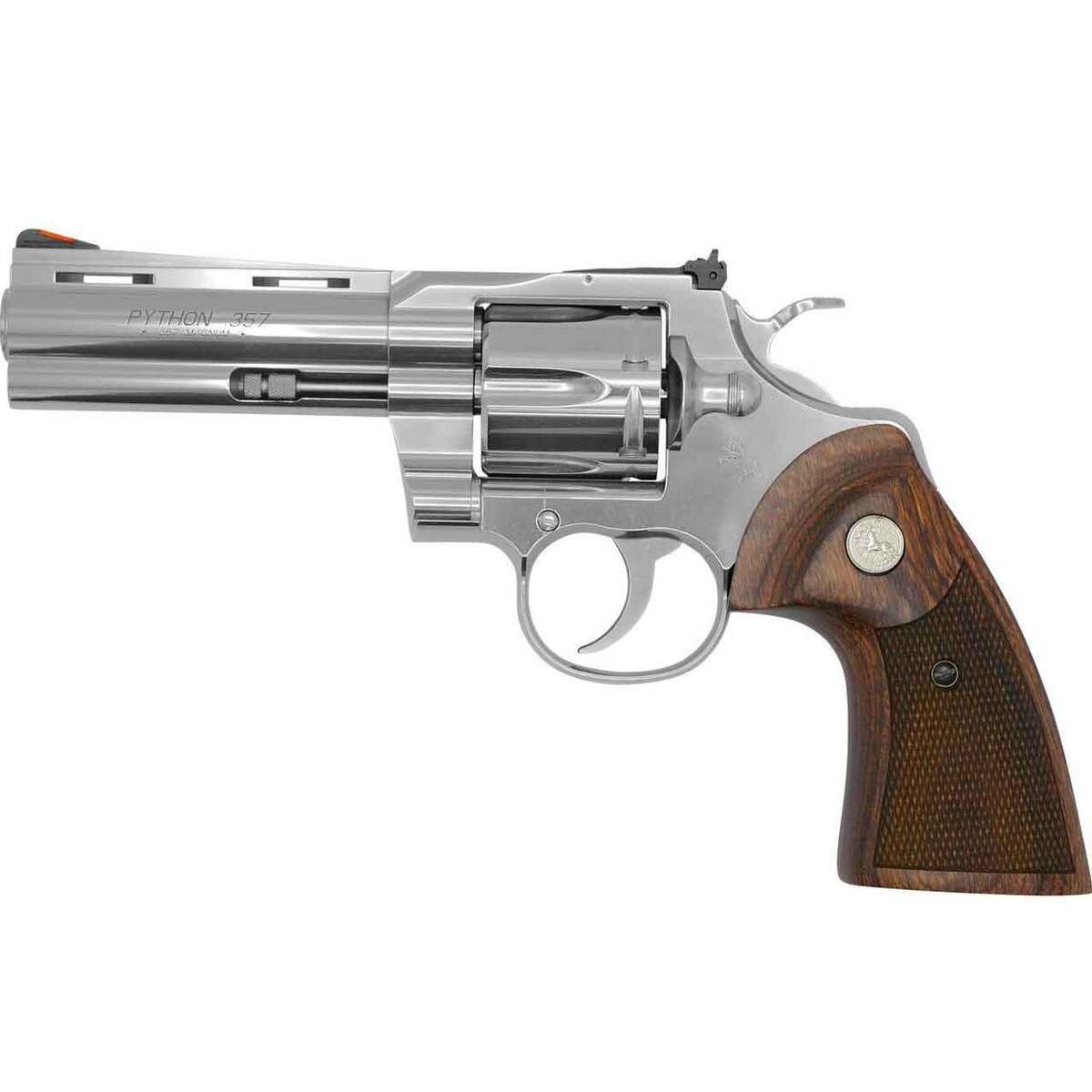 Colt Python 357 Magnum 3in Stainless Revolver - 6 Rounds Colt Python 357 Magnum 3in Stainless Revolver - 6 Rounds