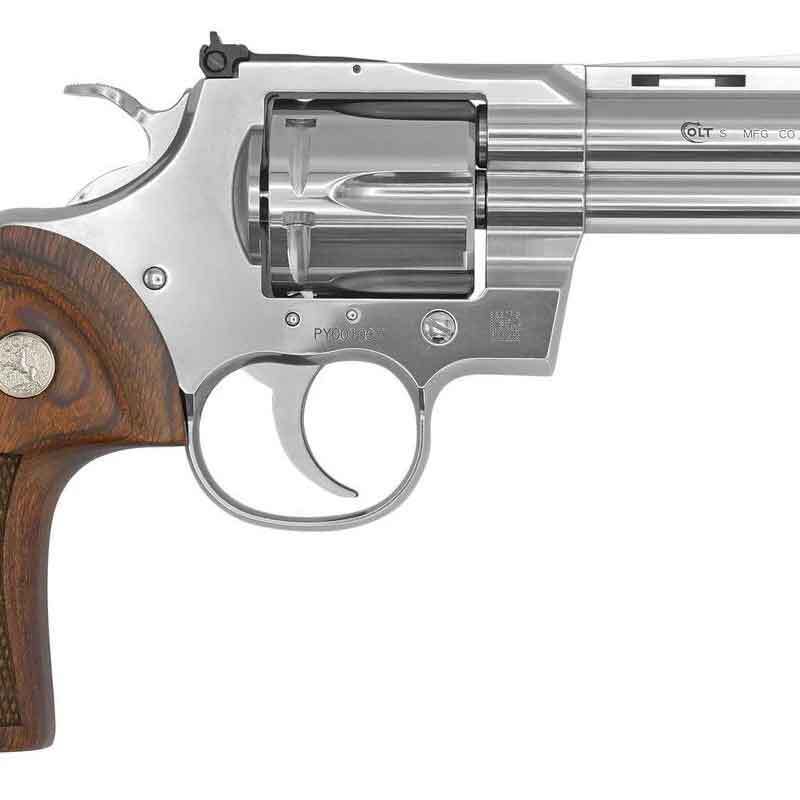 Colt Python 357 Magnum 3in Stainless Revolver - 6 Rounds Colt Python 357 Magnum 3in Stainless Revolver - 6 Rounds