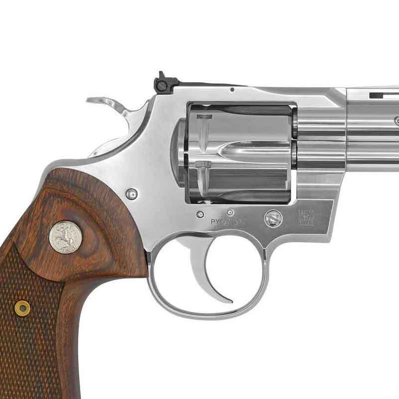 Colt Python 357 Magnum 3in Stainless Revolver - 6 Rounds Colt Python 357 Magnum 3in Stainless Revolver - 6 Rounds