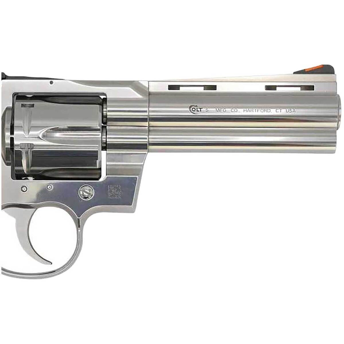 Colt Python 357 Magnum 4.25in Stainless Revolver - 6 Rounds Colt Python 357 Magnum 4.25in Stainless Revolver - 6 Rounds