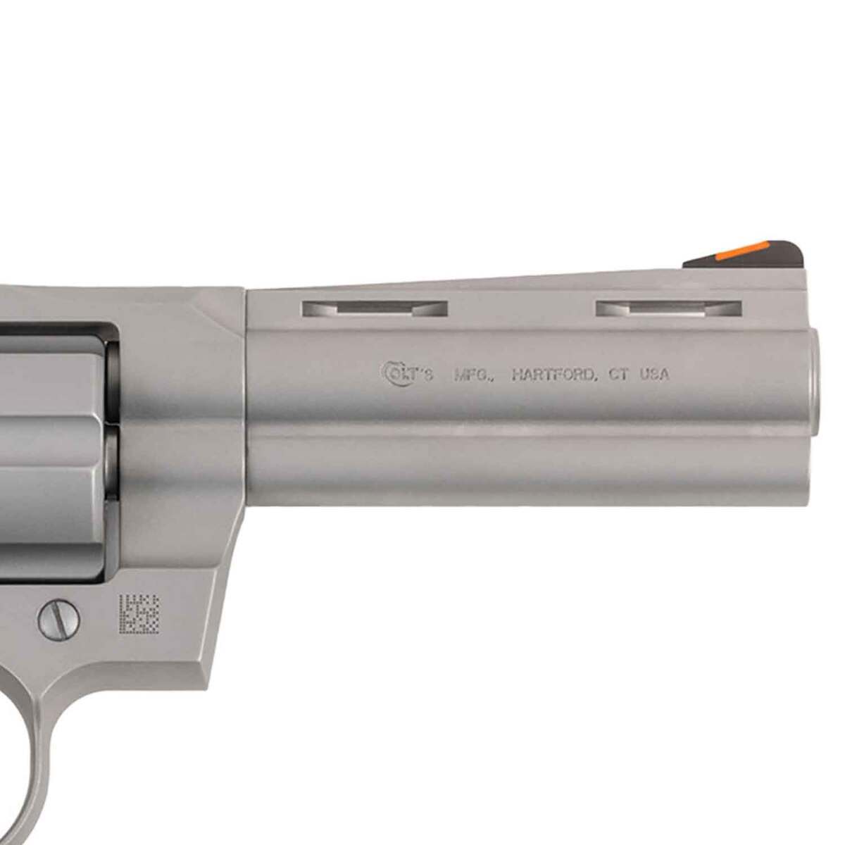 Colt Python Satin Colt Python 357 Magnum 4.25in Satin Stainless Steel Revolver - 6 Rounds ...