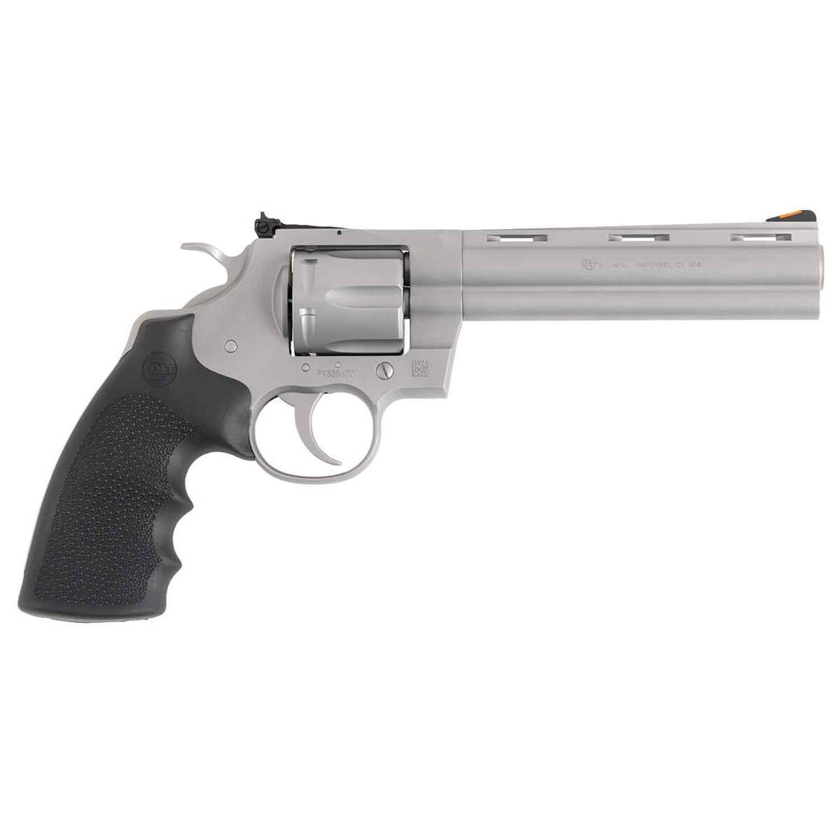 6in Python Colt Python 357 Magnum 6in Stainless Steel Revolver - 6 Rounds ...