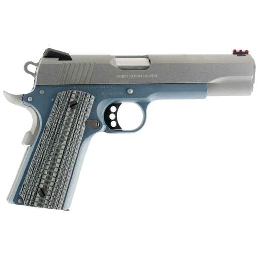 Colt Mfg 1911 Government Competition 45 Auto (ACP) 5in Stainless Steel with Gray G10 Grips Pistol - 8+1 Rounds - Gray image