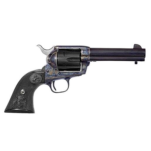 Colt Single Action Army Black Powder Frame 45 (Long) Colt 5.5in Blued/Case Hardened Revolver - 6 Rounds - Fullsize - Colt