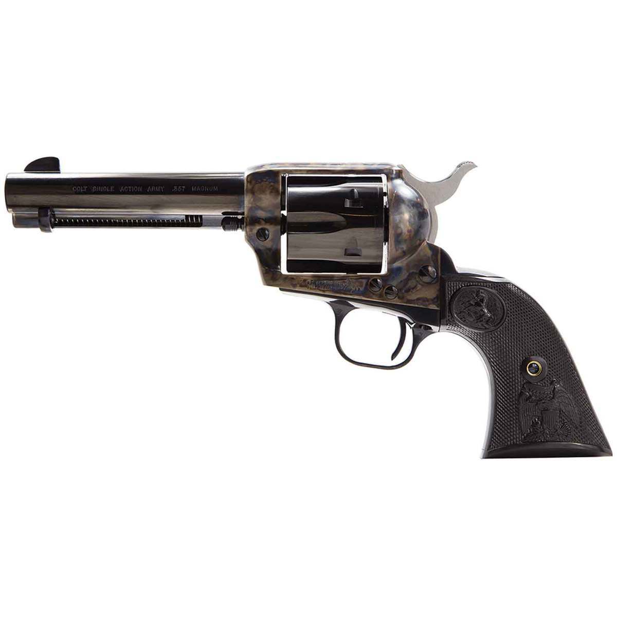 Colt Single Action Army Peacemaker 357 Magnum 5.5in Blued Revolver - 6 Rounds Colt Single Action Army Peacemaker 357 Magnum 5.5in Blued Revolver - 6 Rounds