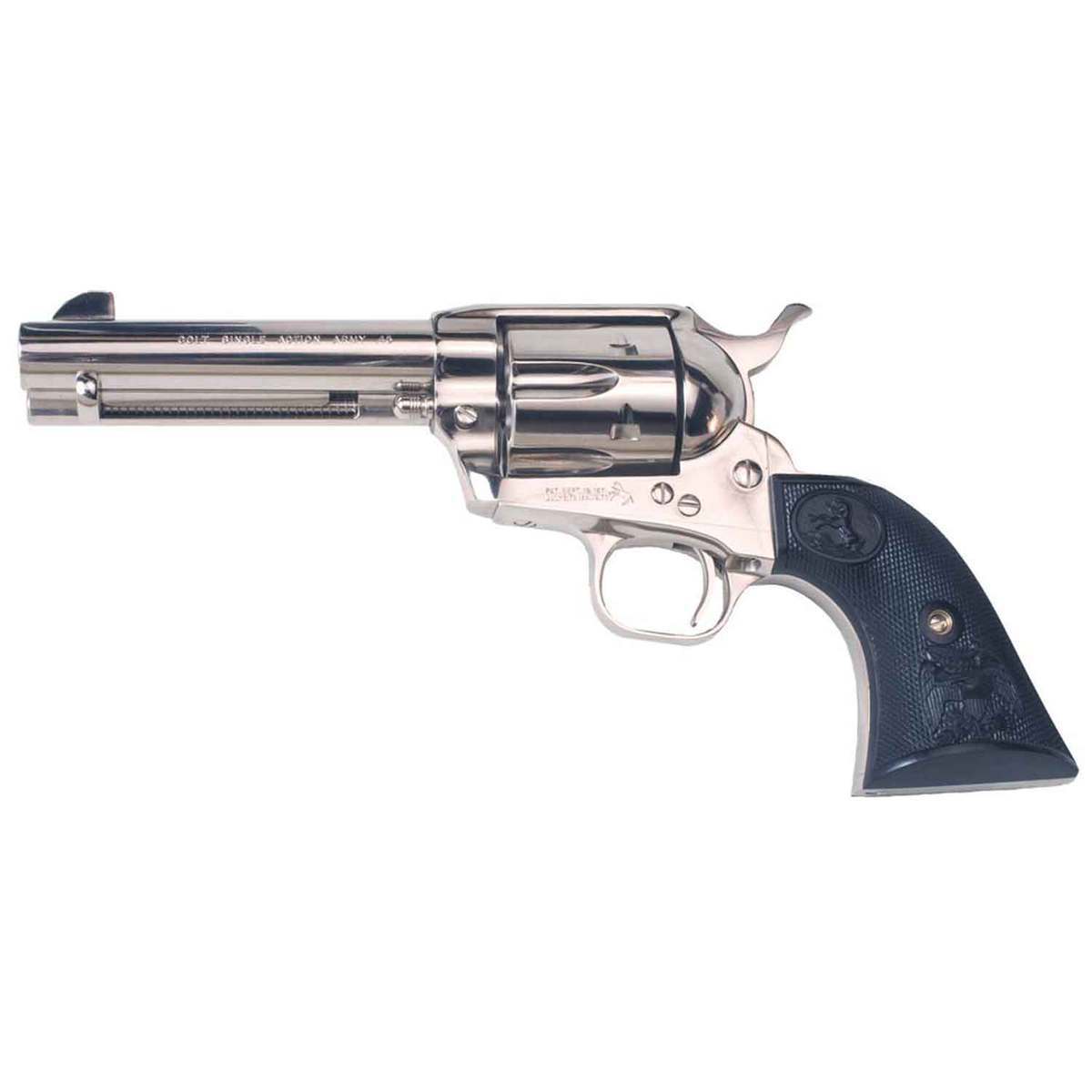 Colt Single Action Army Peacemaker 357 Magnum 5.5in Nickel Revolver - 6 Rounds Colt Single Action Army Peacemaker 357 Magnum 5.5in Nickel Revolver - 6 Rounds