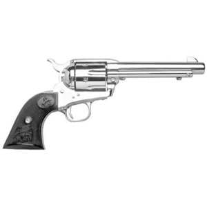 Colt Single Action Army Peacemaker 45 (Long) Colt 5.5in Nickel Revolver - 6 Rounds