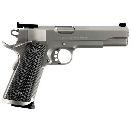 Colt Special Combat Government 45 Auto (ACP) 5in Matte Hard Chrome Pistol - 8+1 Rounds - Gray - Colt