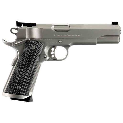 Colt Special Combat Government 38 Super Auto 5in Hard Chrome Pistol - 9+1 Rounds - Gray image