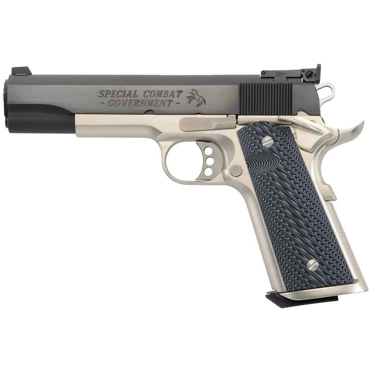 Colt Special Combat Government 38 Super Auto 5in Blued Pistol - 9+1 Rounds - Black Colt Special Combat Government 38 Super Auto 5in Blued Pistol - 9+1 Rounds - Black