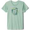 Columbia Girls' PFG Reel Adventure Short Sleeve Shirt - New Mint - S - New Mint S