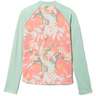 Columbia Girls' Sandy Shores Printed Long Sleeve Shirt - Melonade Floral - L - Melonade Floral L