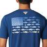Columbia Men's PFG Fish Flag Short Sleeve Fishing Shirt
