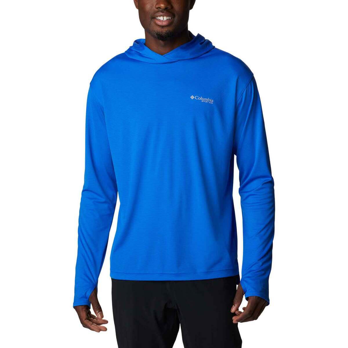 Columbia Men's PFG Skiff Guide Knit Fishing Hoodie Columbia Men's PFG Skiff Guide Knit Fishing Hoodie