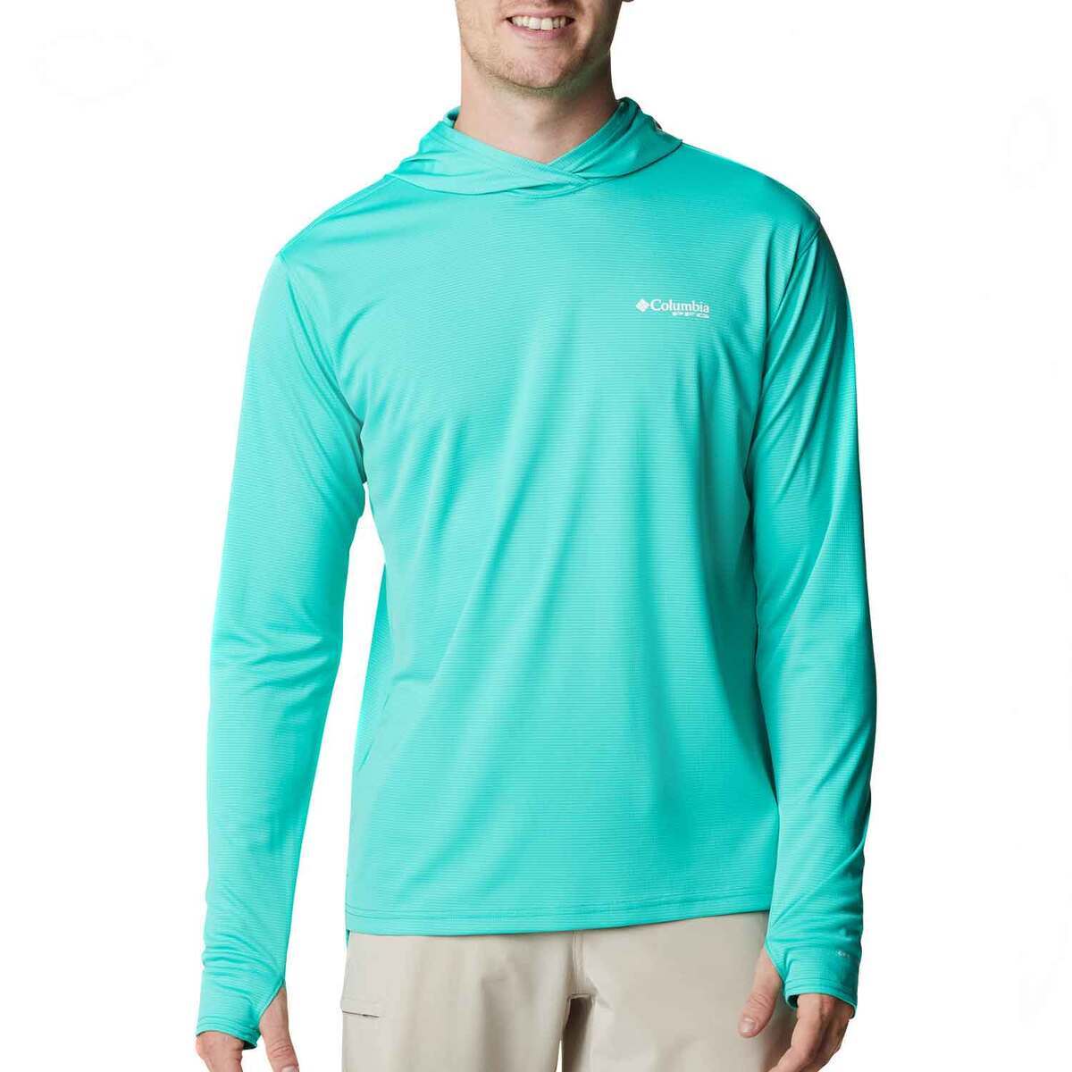 Columbia Men's PFG Skiff Guide Knit Fishing Hoodie Columbia Men's PFG Skiff Guide Knit Fishing Hoodie