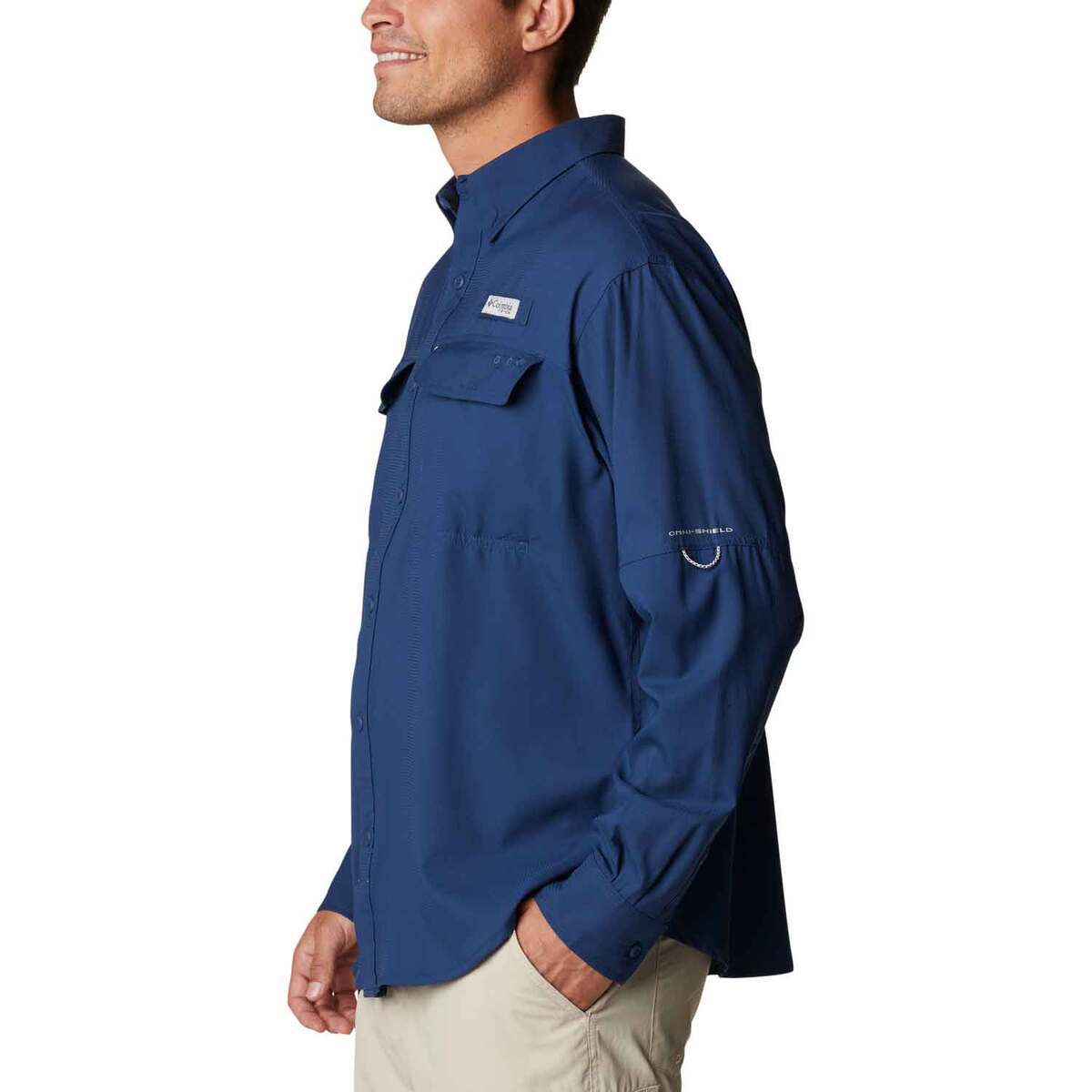 Columbia Men's PFG Skiff Guide Woven Long Sleeve Fishing Shirt - Carbon - XL - Carbon XL Columbia Men's PFG Skiff Guide Woven Long Sleeve Fishing Shirt - Carbon - XL - Carbon XL