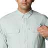 Columbia Men's PFG Skiff Guide Woven Long Sleeve Fishing Shirt - Cool Green - L - Cool Green L