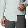 Columbia Men's PFG Skiff Guide Woven Long Sleeve Fishing Shirt - Cool Green - L - Cool Green L