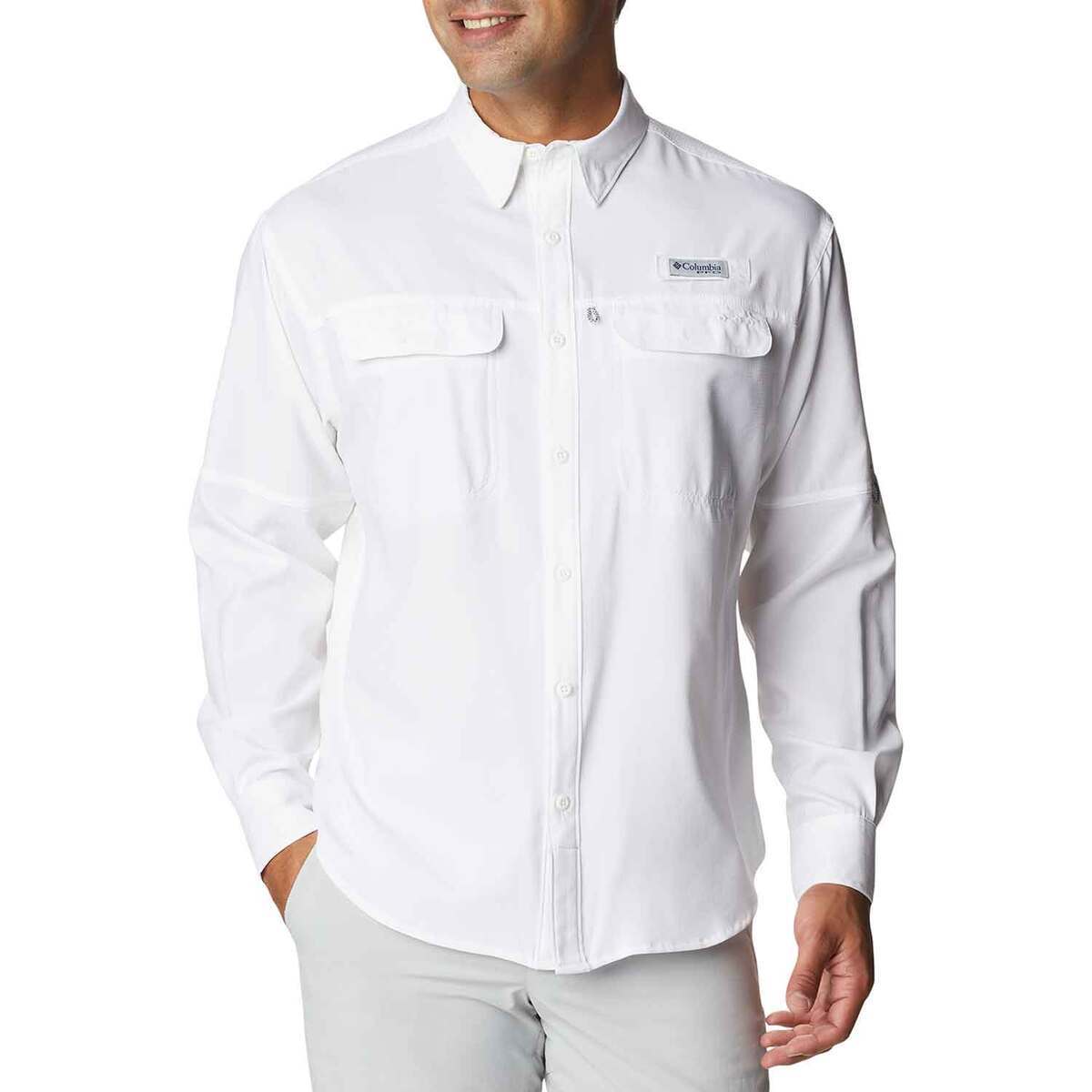 Columbia Men's PFG Skiff Guide Woven Short Sleeve Fishing Shirt Columbia Men's PFG Skiff Guide Woven Short Sleeve Fishing Shirt