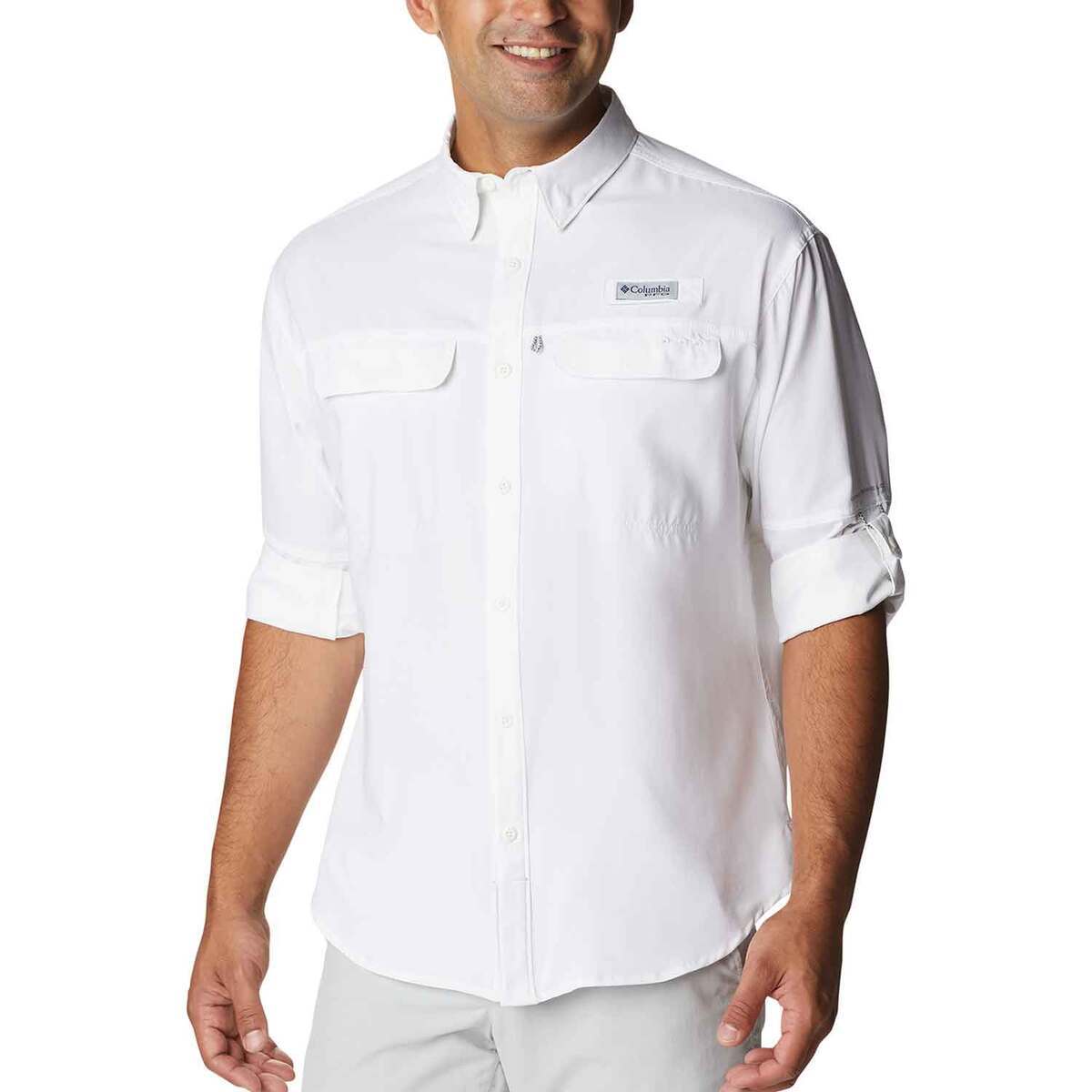Columbia Men's PFG Skiff Guide Woven Short Sleeve Fishing Shirt Columbia Men's PFG Skiff Guide Woven Short Sleeve Fishing Shirt