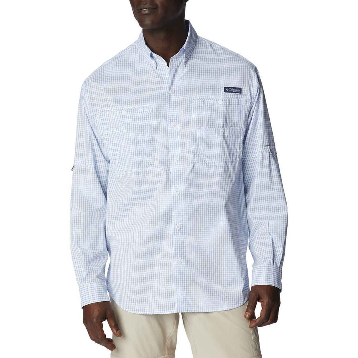 Columbia Men's Terminal Tackle Heather Quarter Zip Long Sleeve Fishing Shirt