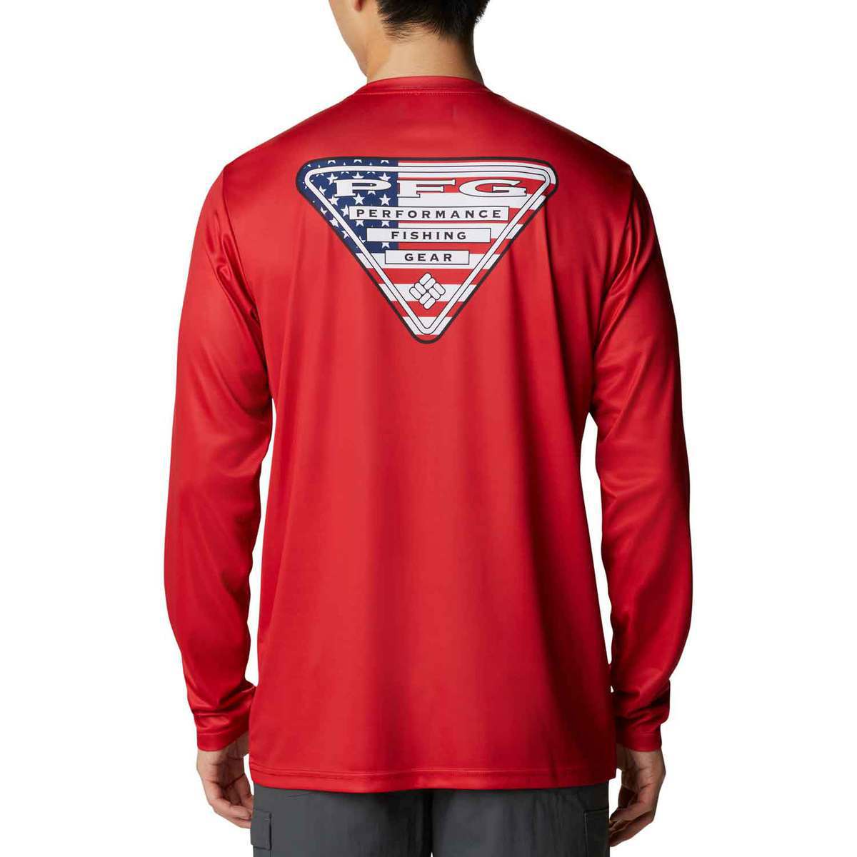 Columbia PFG Terminal Tackle Country Triangle Long Shirt | Sportsman's Warehouse