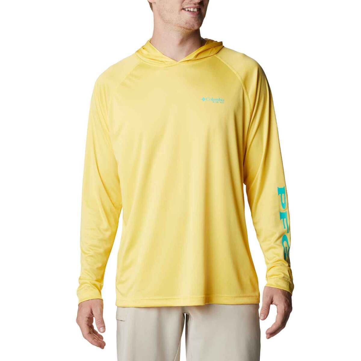 Columbia Men's Terminal Tackle Heather Quarter Zip Long Sleeve Fishing Shirt