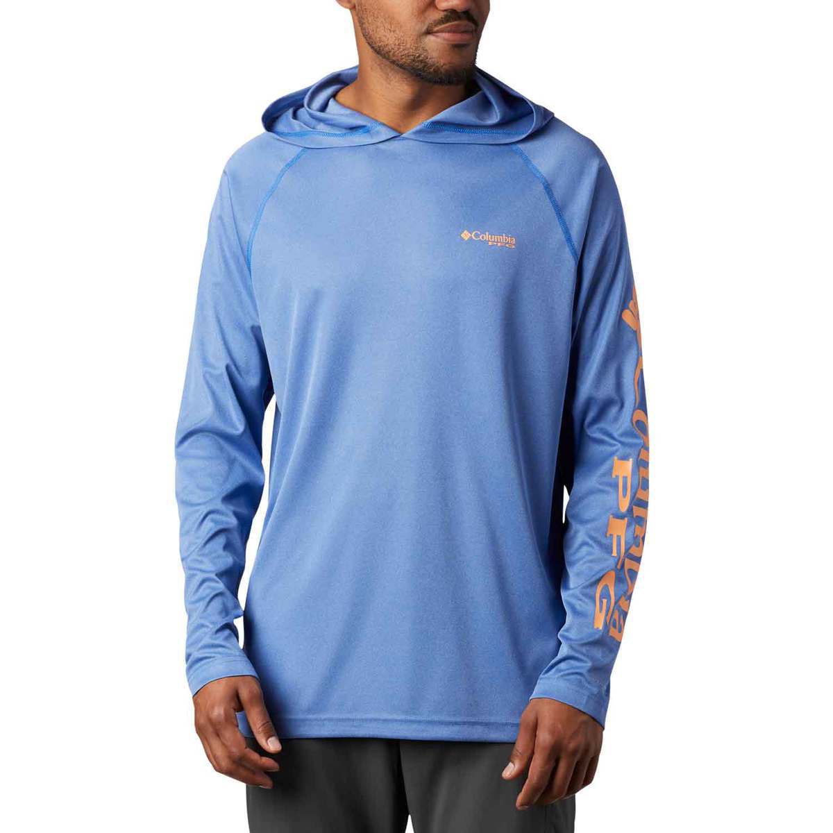 Columbia Men's PFG Terminal Tackle Heather Fishing Hoodie Columbia Men's PFG Terminal Tackle Heather Fishing Hoodie