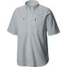 Columbia Men's PFG Terminal Tackle Short Sleeve Shirt - Cool Gray - L - Cool Gray L