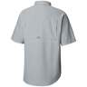 Columbia Men's PFG Terminal Tackle Short Sleeve Shirt - Cool Gray - L - Cool Gray L