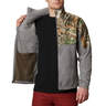 Columbia Men's PHG Fleece Camo Overlay Casual Jacket - Boulder - L - Boulder L