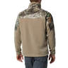 Columbia Men's PHG Fleece Camo Overlay Casual Jacket - Flax - XXL - Flax XXL