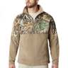Columbia Men's PHG Fleece Overlay Quarter Zip Hunting Jacket