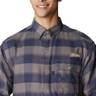 Columbia Men's PHG Sharptail Flannel Long Sleeve Shirt - Nocturnal Chunky Plaid - XXL - Nocturnal Chunky Plaid XXL