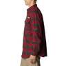 Columbia Men's PHG Sharptail Flannel Long Sleeve Shirt - Red Jasper Plaid - M - Red Jasper Plaid M