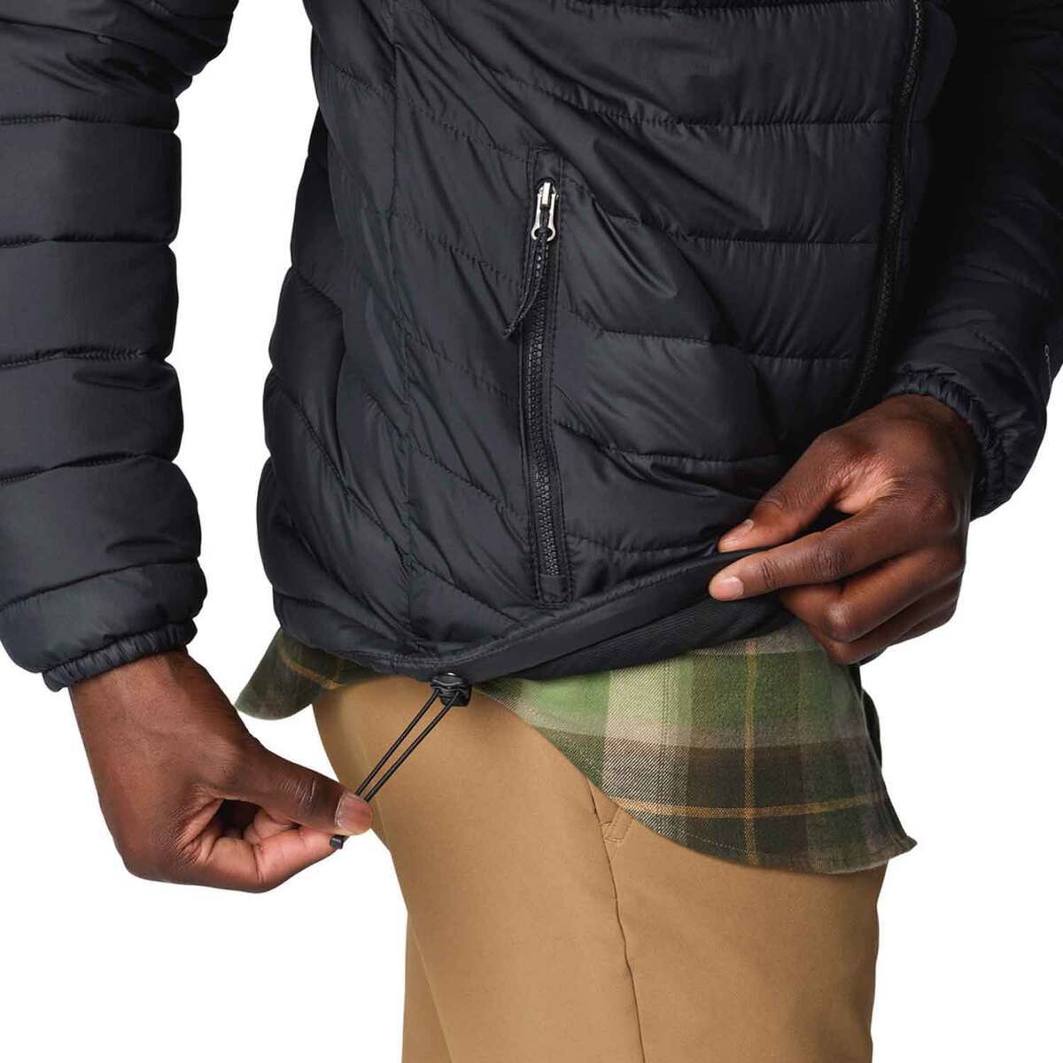Columbia Men's Powder Lite II Casual Jacket - Black - L - Black L Columbia Men's Powder Lite II Casual Jacket - Black - L - Black L