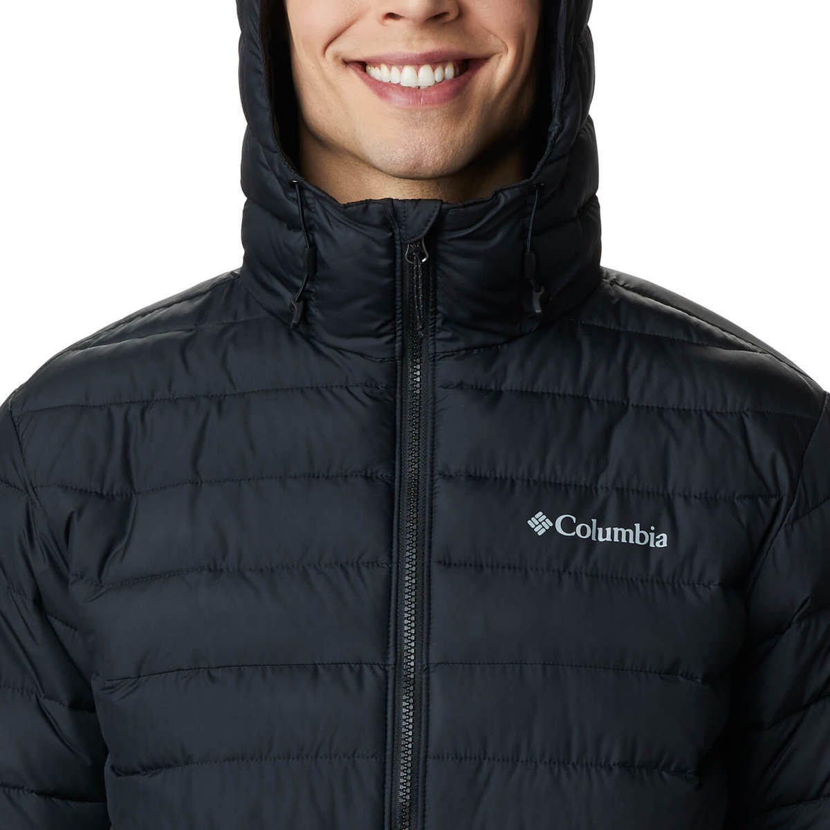 Columbia Men's Powder Lite Insulated Winter Jacket - Black - XXL ...