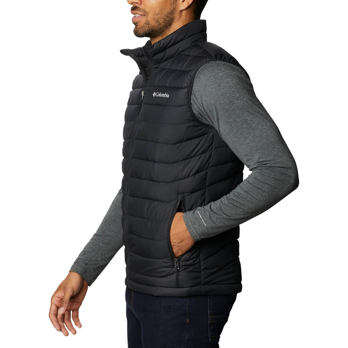 Columbia Men's Powder Lite Insulated Winter Vest - Black - M - Black M Columbia Men's Powder Lite Insulated Winter Vest - Black - M - Black M