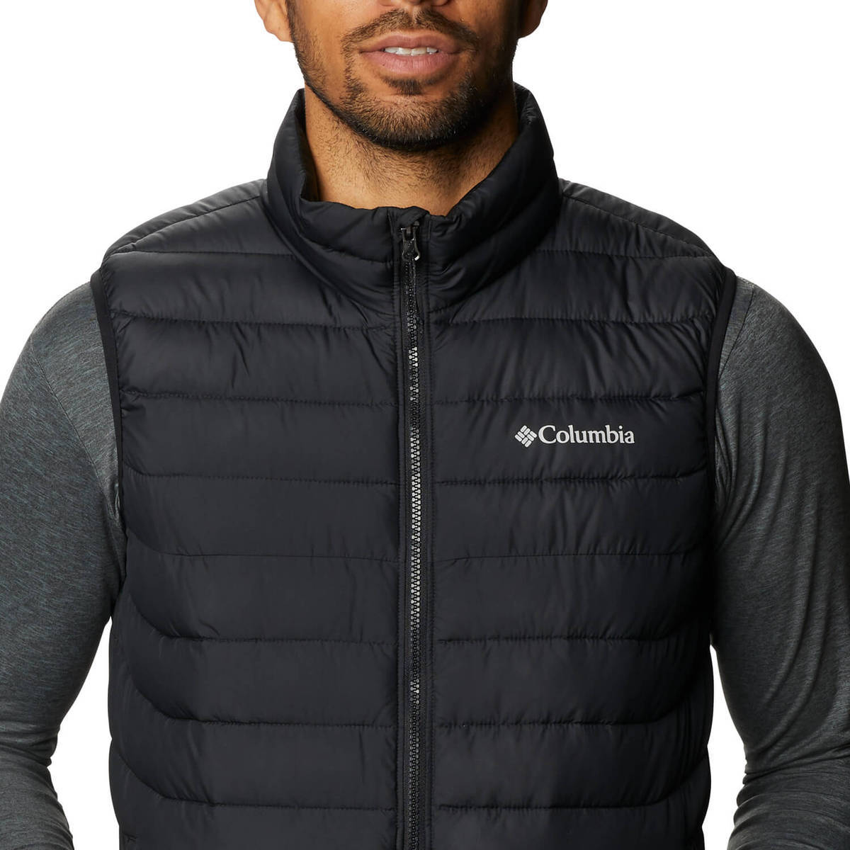 Columbia Men's Powder Lite Insulated Winter Vest - Black - M - Black M Columbia Men's Powder Lite Insulated Winter Vest - Black - M - Black M