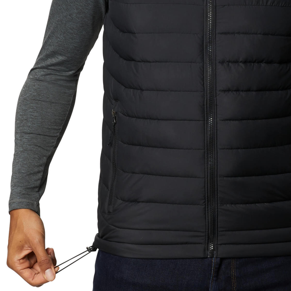 Columbia Men's Powder Lite Insulated Winter Vest - Black - M - Black M Columbia Men's Powder Lite Insulated Winter Vest - Black - M - Black M