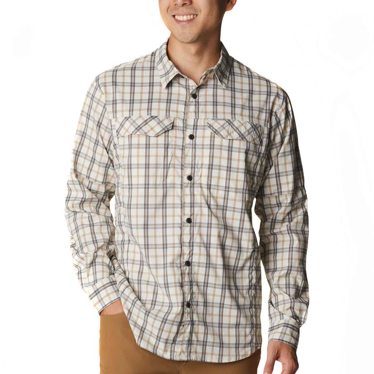 Columbia Men's Silver Ridge Lite Plaid Long Sleeve Shirt Columbia Men's Silver Ridge Lite Plaid Long Sleeve Shirt