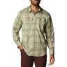 Columbia Men's Silver Ridge Lite Plaid Long Sleeve Shirt - Safari Large Plaid - XL - Safari Large Plaid XL