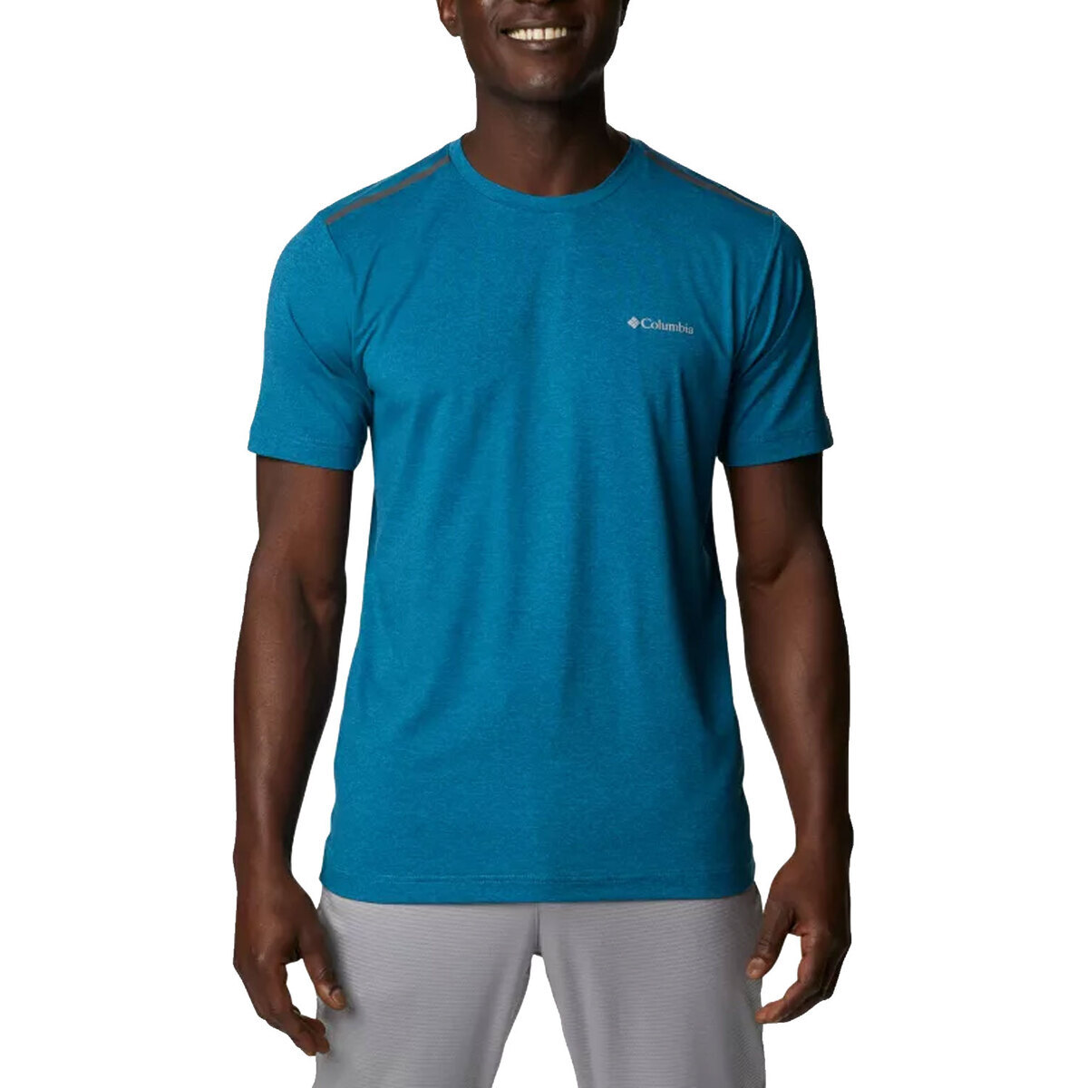 Columbia Men's Tech Trail Crew Neck Short Sleeve Shirt Columbia Men's Tech Trail Crew Neck Short Sleeve Shirt