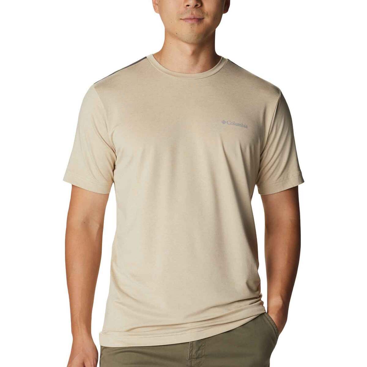 Columbia Men's Tech Trail Crew Neck Short Sleeve Shirt Columbia Men's Tech Trail Crew Neck Short Sleeve Shirt