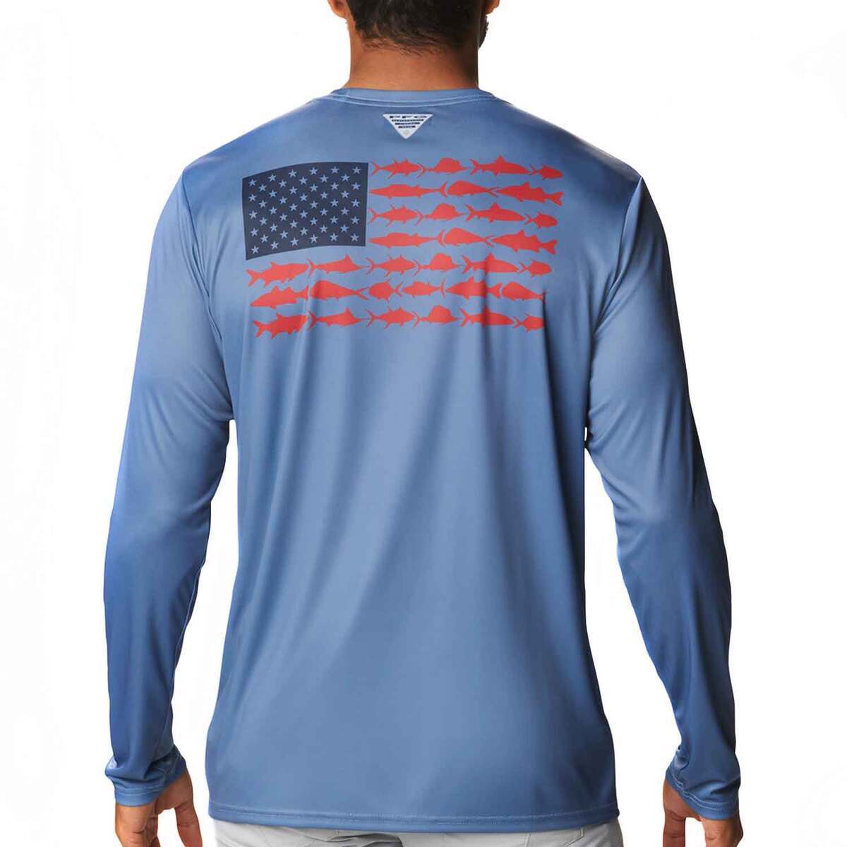 Columbia Men's Terminal Tackle Fish Flag Long Sleeve Shirt | Sportsman ...